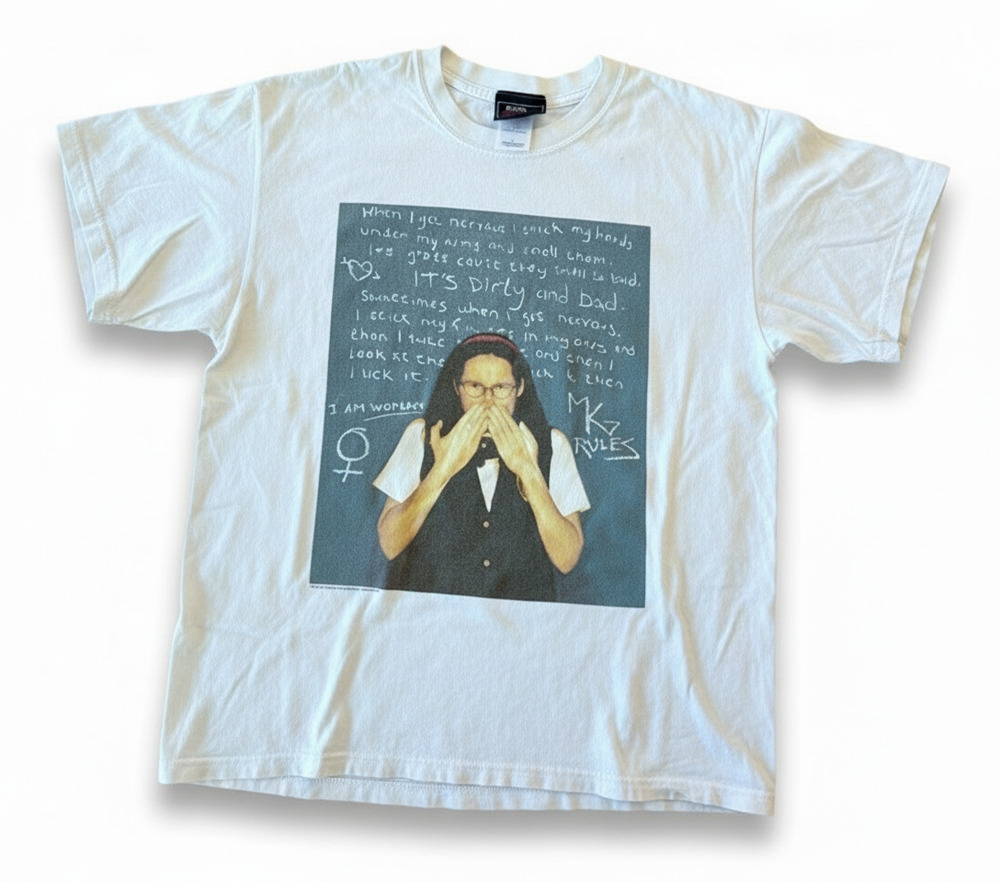 Vintage 1997 SNL Mary Katherine Gallagher T-Shirt Molly Shannon Superstar White